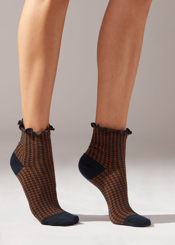 Calcetines Cortos Motivo Rayas de Hombre - Calcetines cortos - Calzedonia