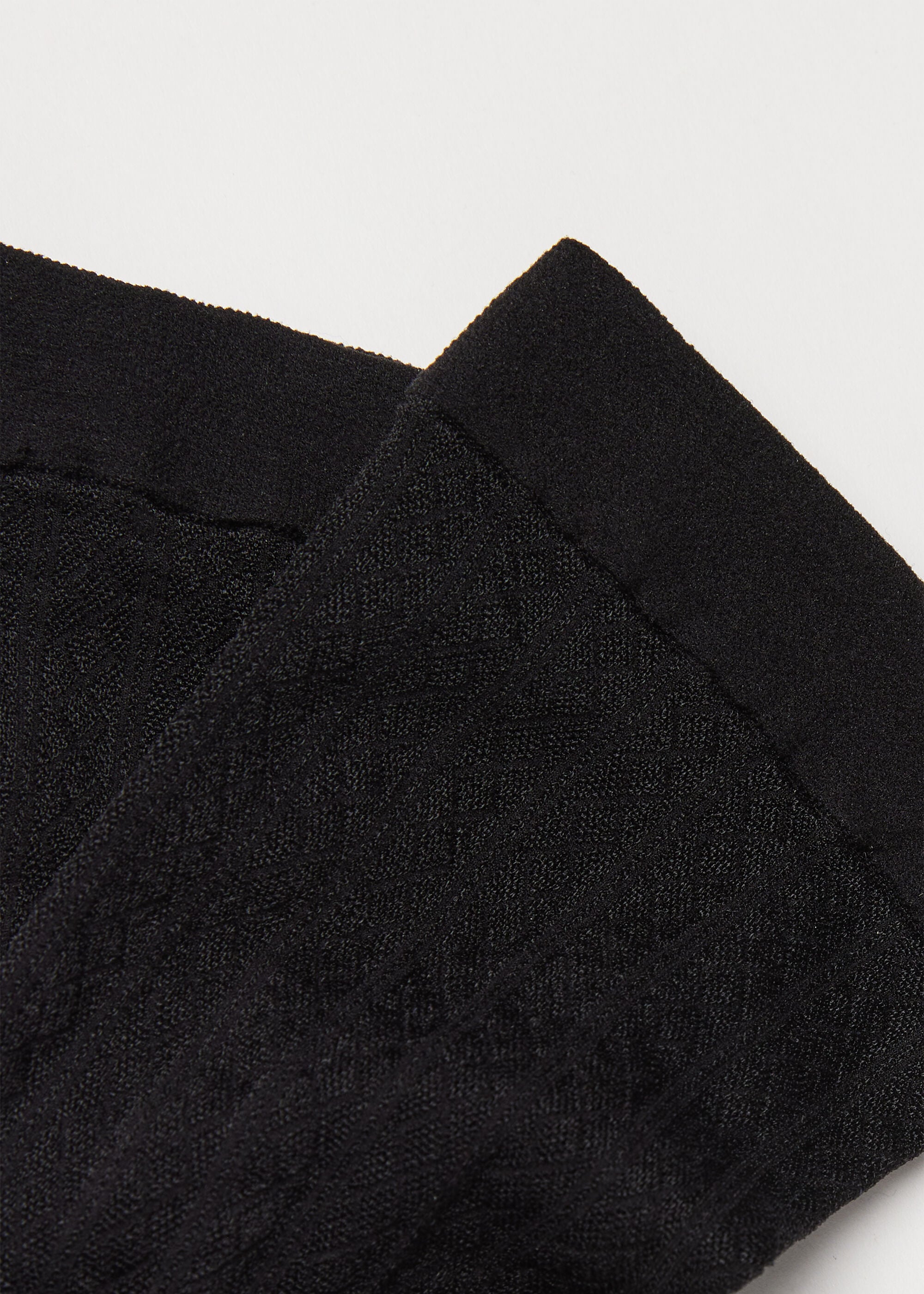 Vertical Diamond-Patterned Socks