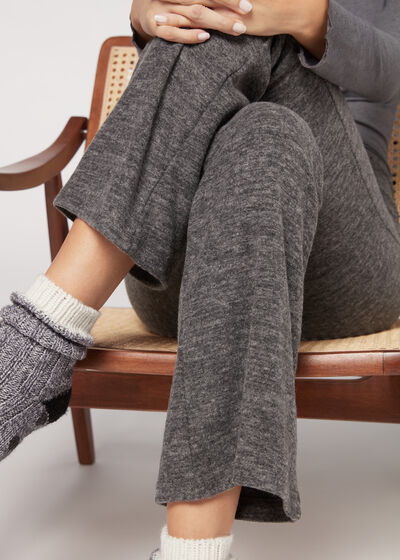 Flare Komfort-Leggings mit Cashmere