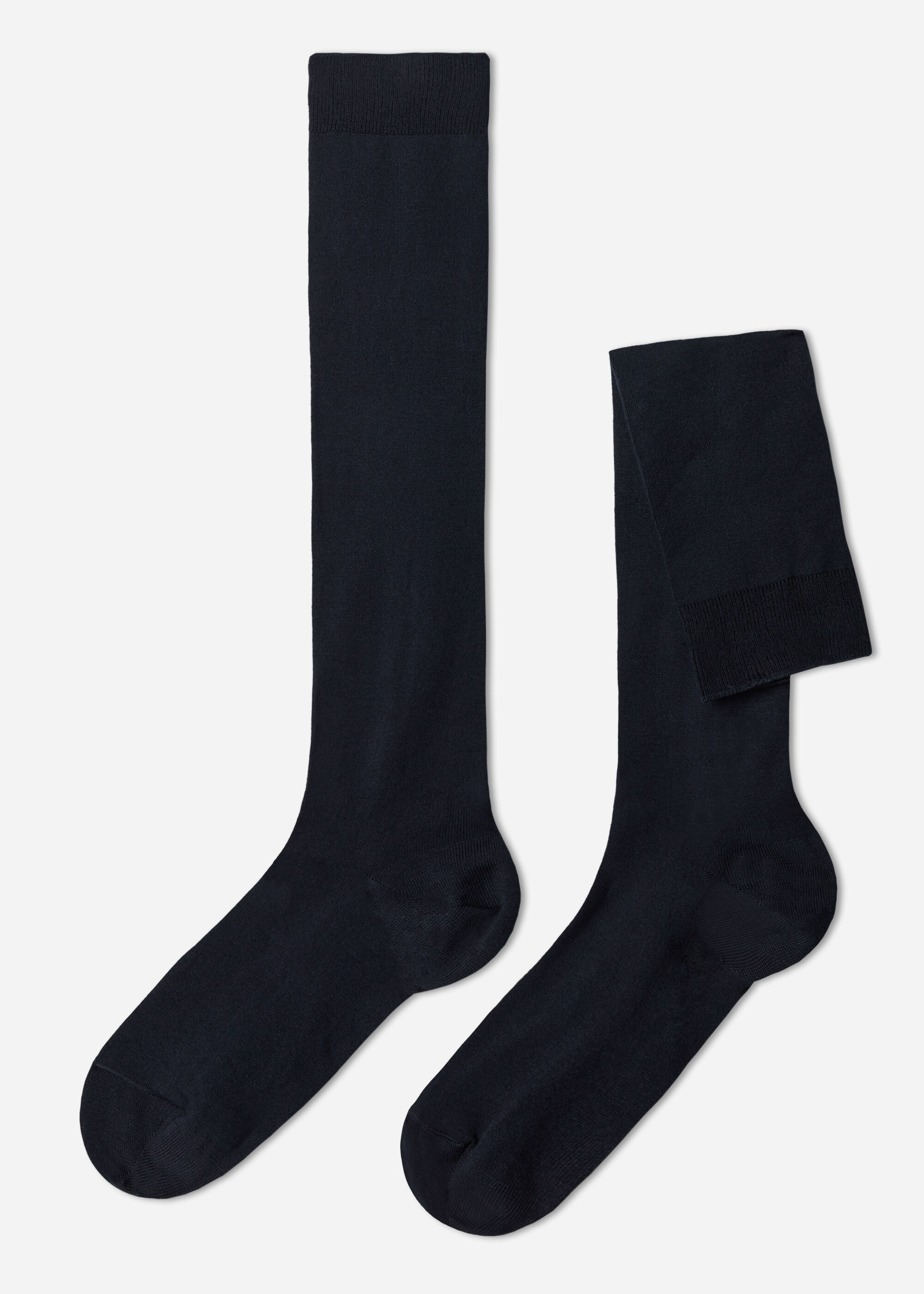 Calzini Lunghi in Cotone Elasticizzato