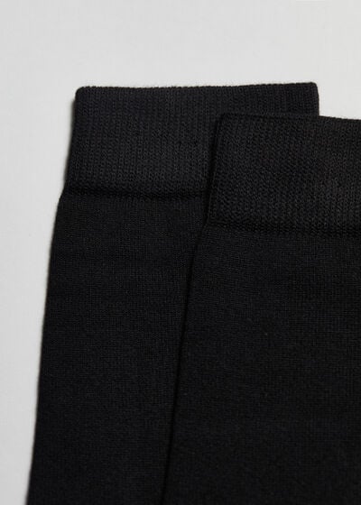 Chaussettes courtes en coton thermique pour homme
