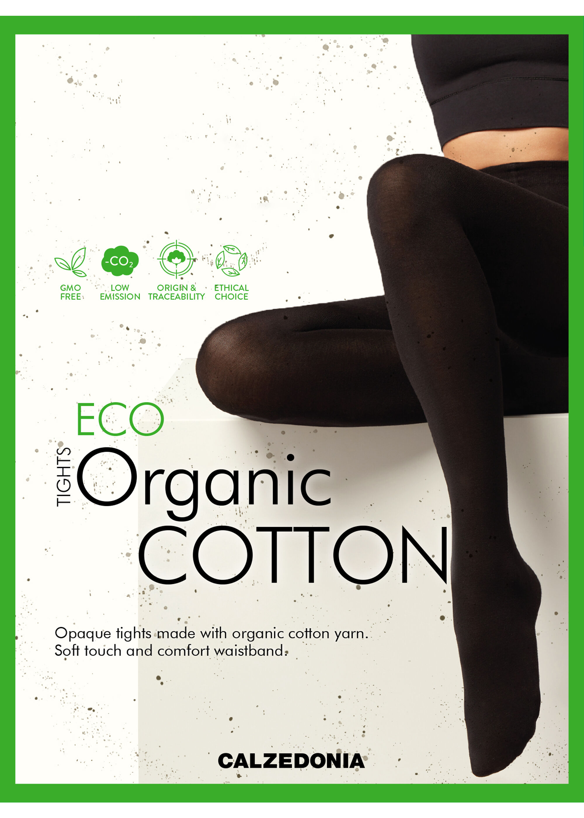 150 Denier Opaque Cotton Tights