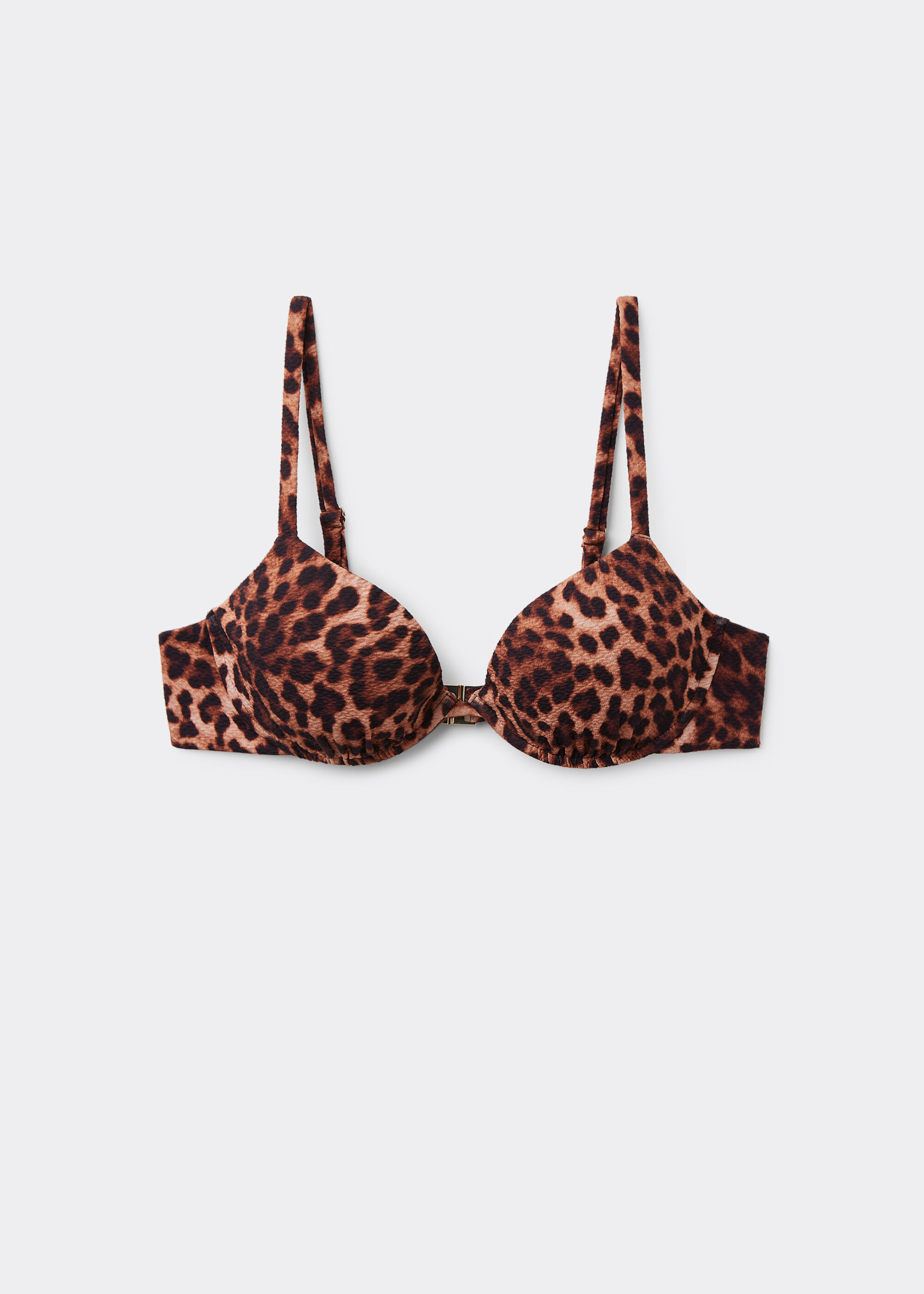 Push-Up Bikini Top Classic Animalier