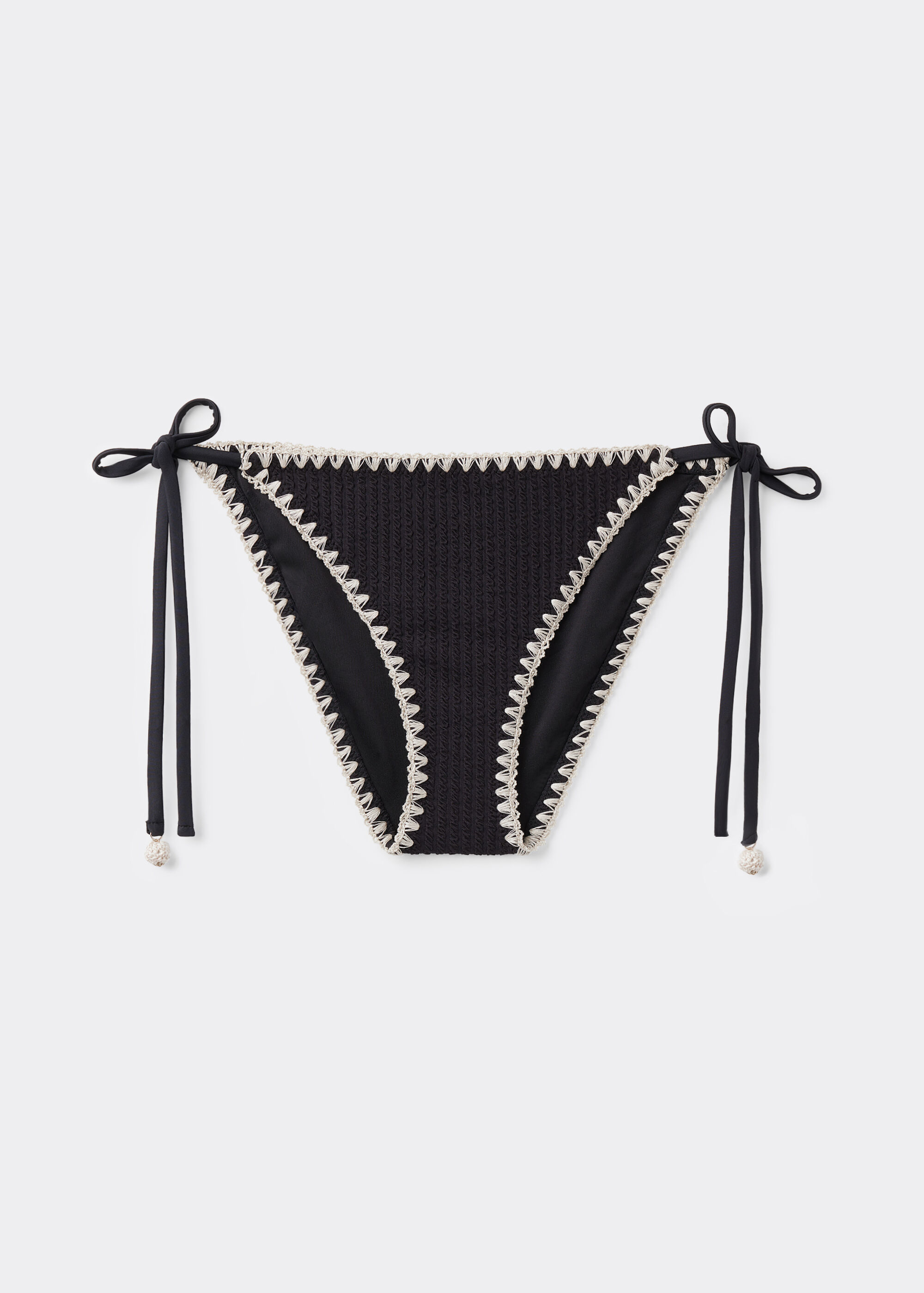 Bas de maillot à lanières Bicolor