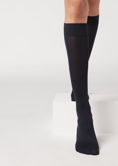 60 Denier Microfiber Knee-Highs