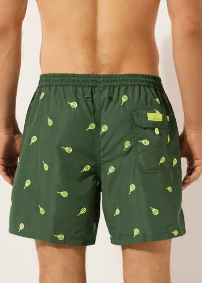 Mönstrade badshorts för herr Formentera
