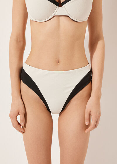 High-Waisted Bikini Bottoms Double Bikini
