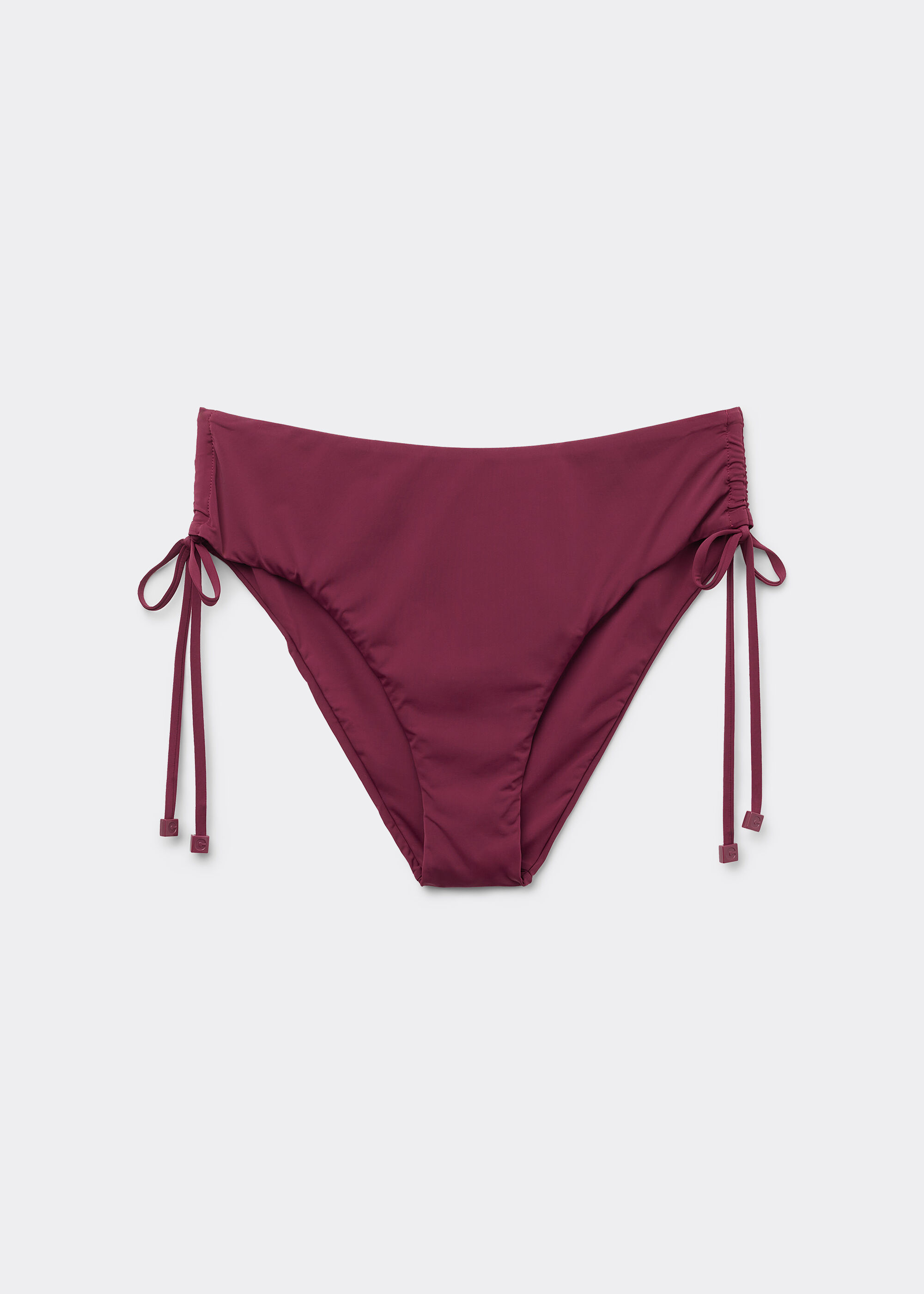 High Waist Drawstring Swimsuit Bottom Indonesia