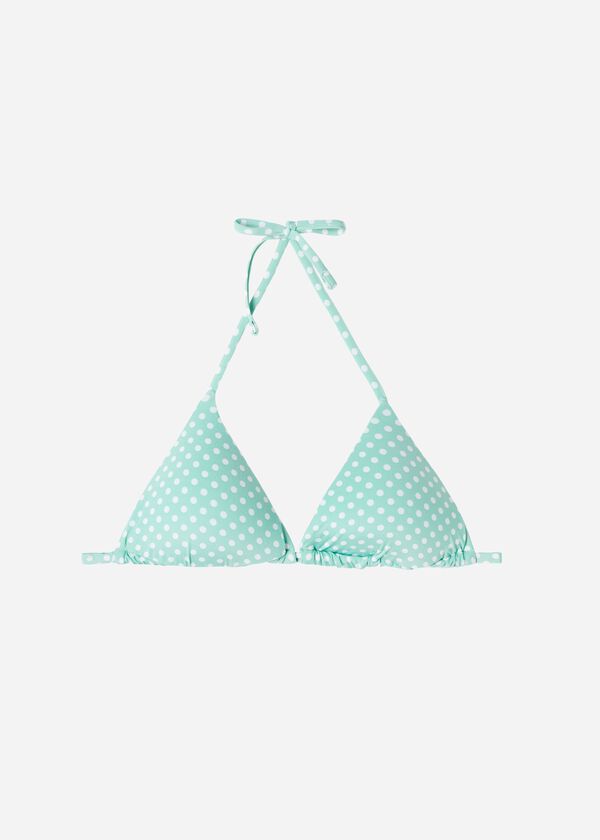 Triangle String Swimsuit Top Malaga