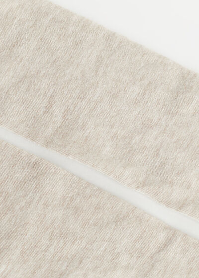 Girls' Super Opaque Tights with Cashmere