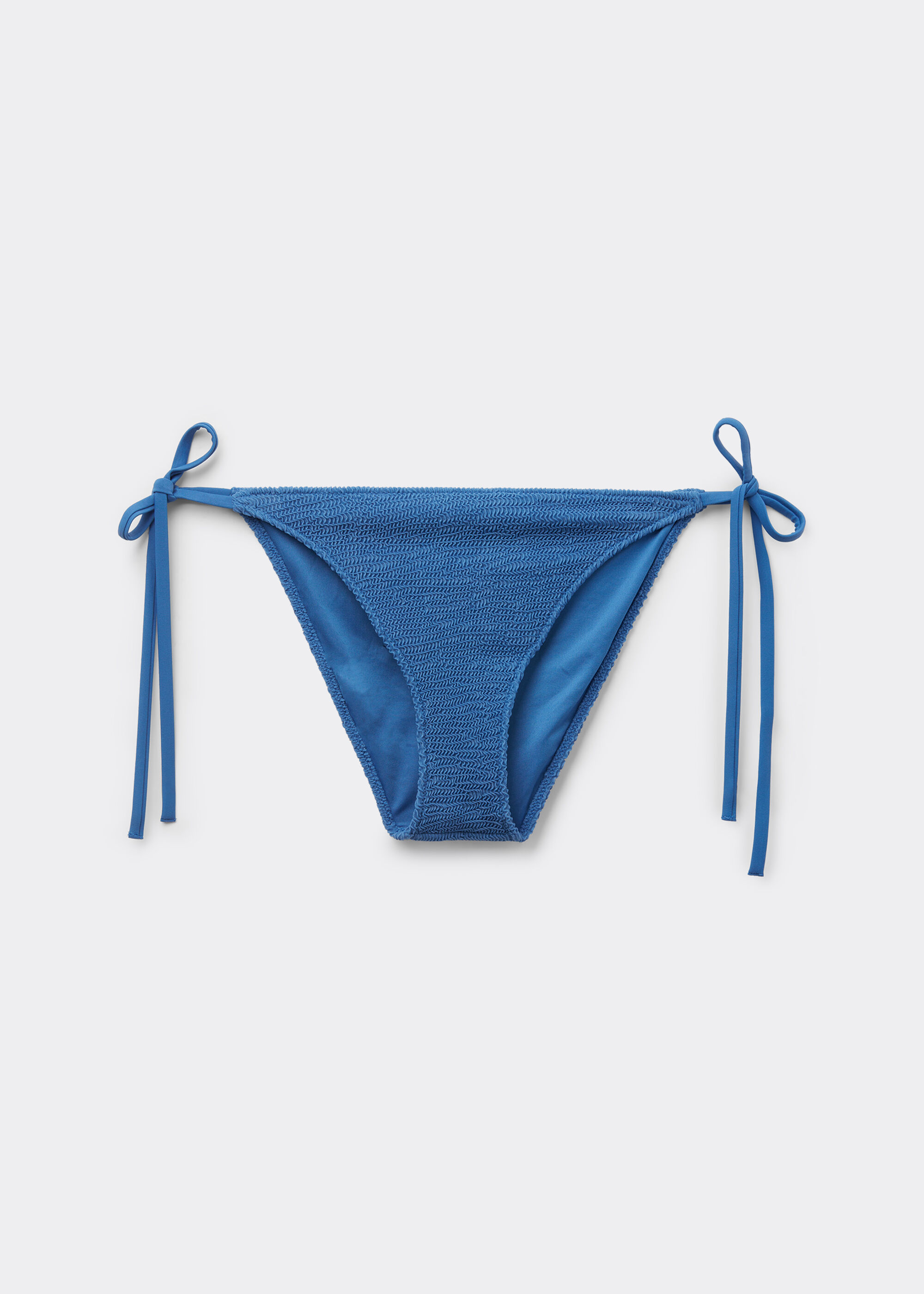 Bas de maillot à lanières Crinkle Waves