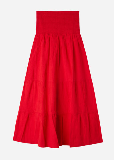 Robe-jupe en coton