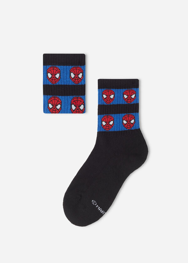 Detské krátke športové ponožky s motívom Spider-Mana
