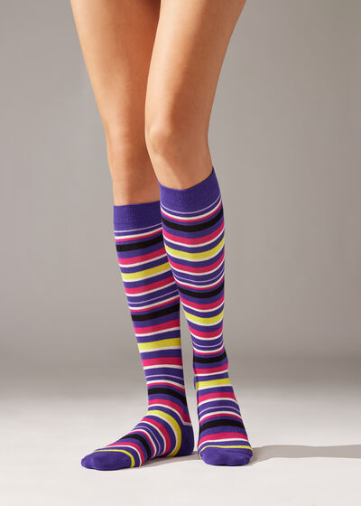 Colorful Striped Long Socks