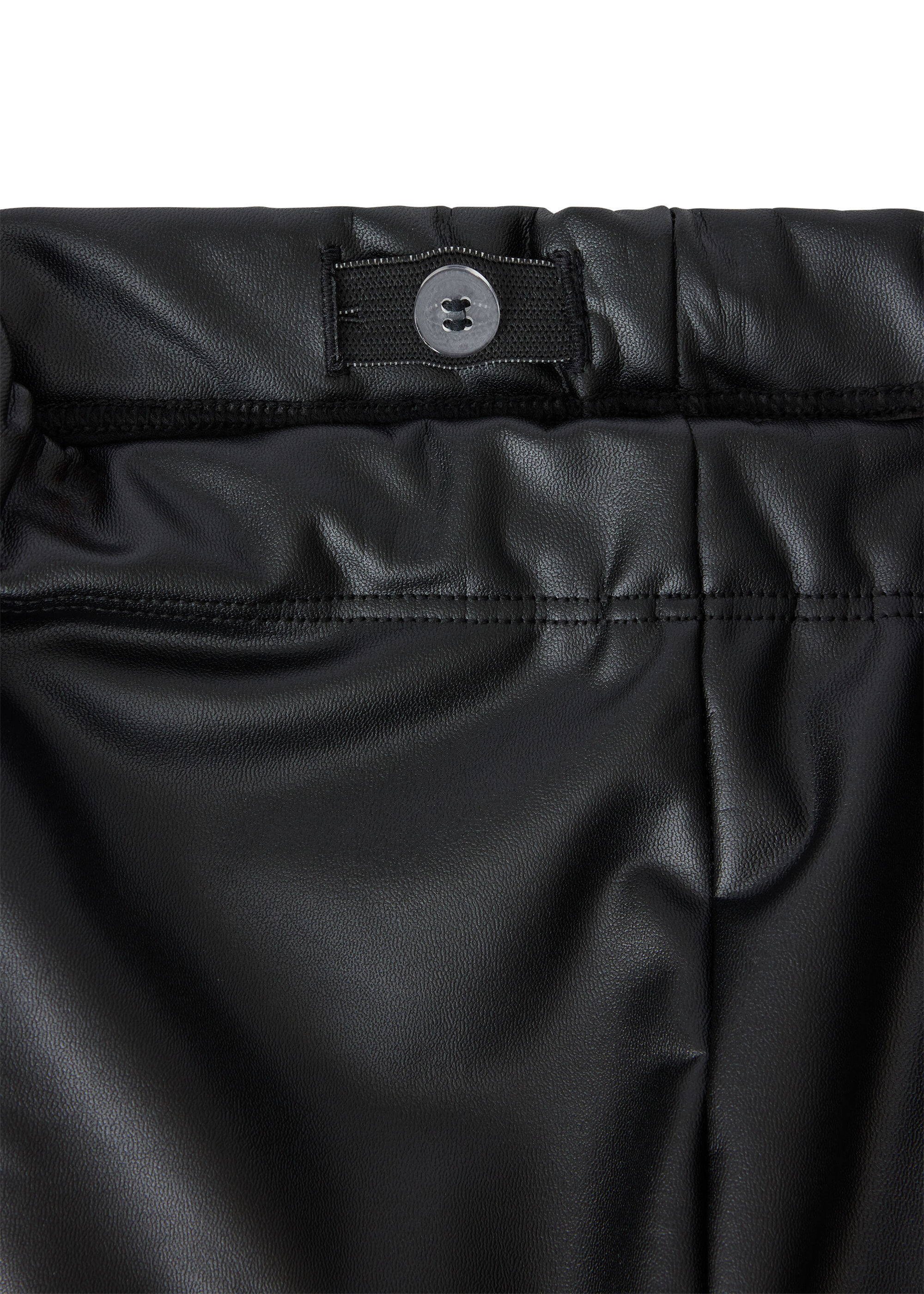Girls’ Faux-Leather Leggings