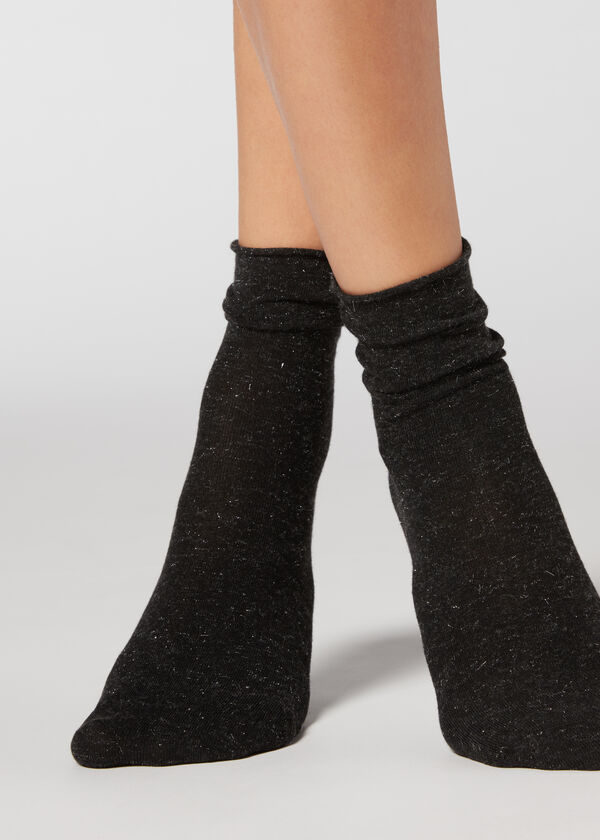 Short Cotton Thermal Socks - Short socks - Calzedonia