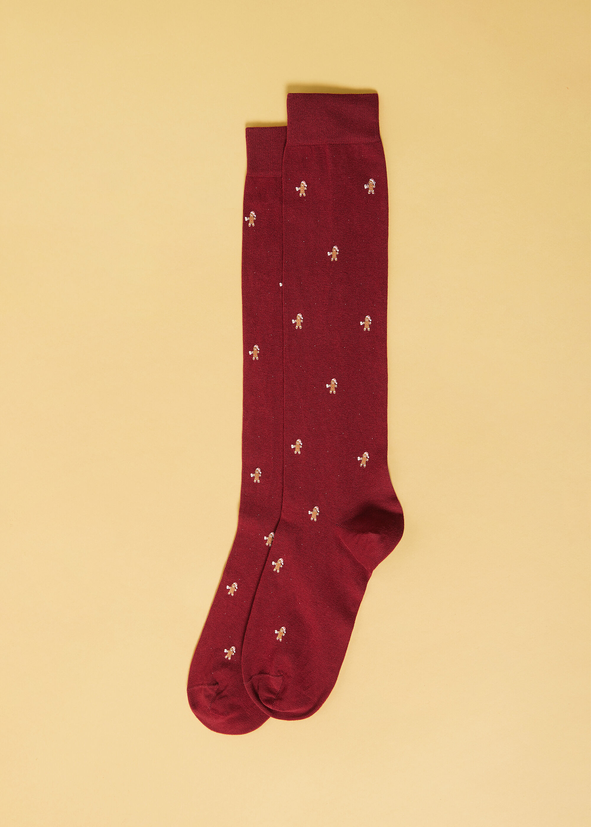 Calze Lunghe Fantasia Natale da Uomo