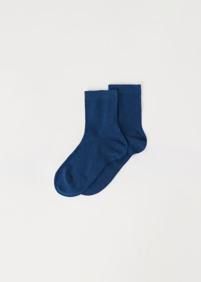 Children's Short Cotton Socks with Fresh Feet Breathable Material