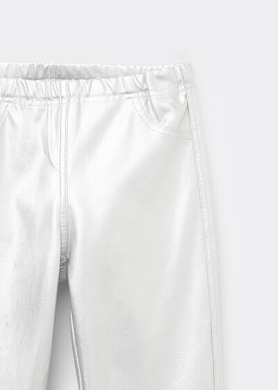 Bőrhatású Kislány Leggings