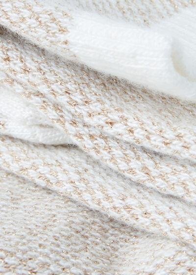 Glitter Short Socks with Cashmere