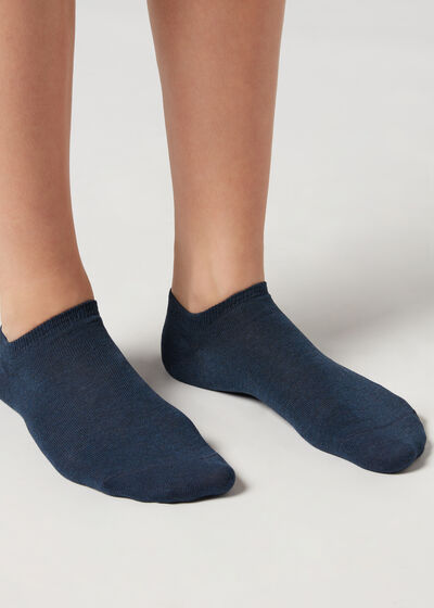 Chaussettes invisibles unisexes en coton