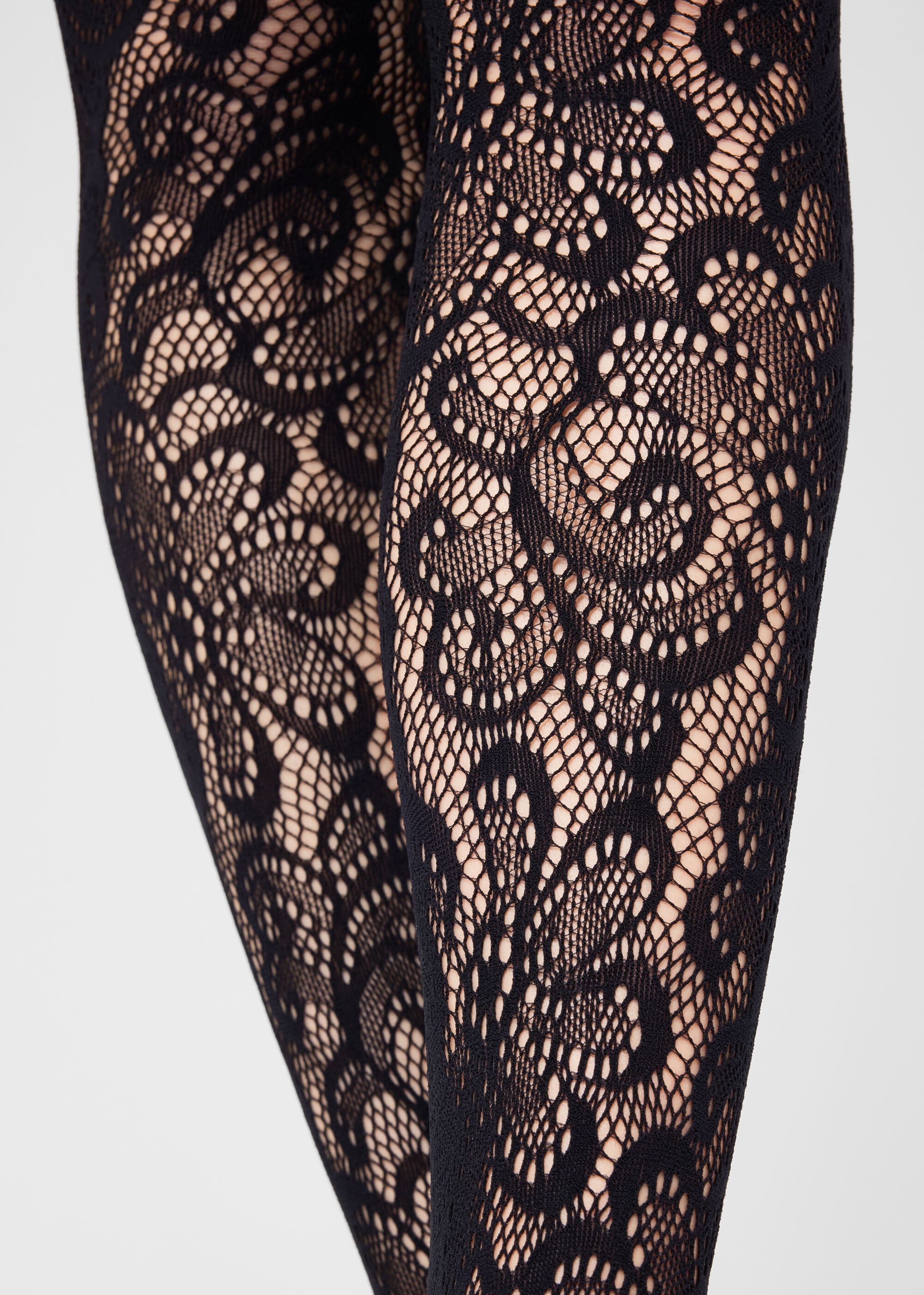 Pop Floral Fishnet Tights