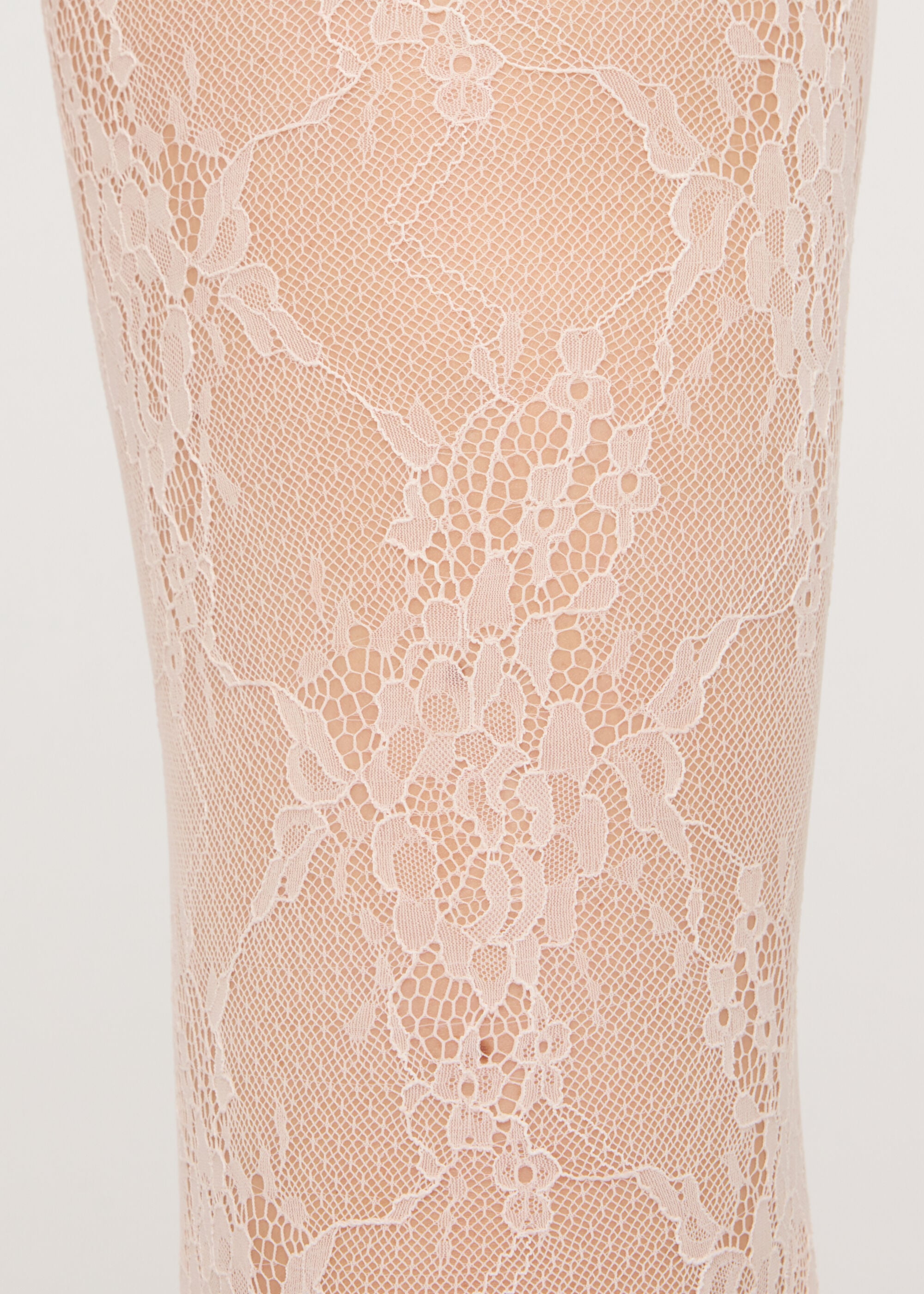 Collant in Pizzo a Fiori