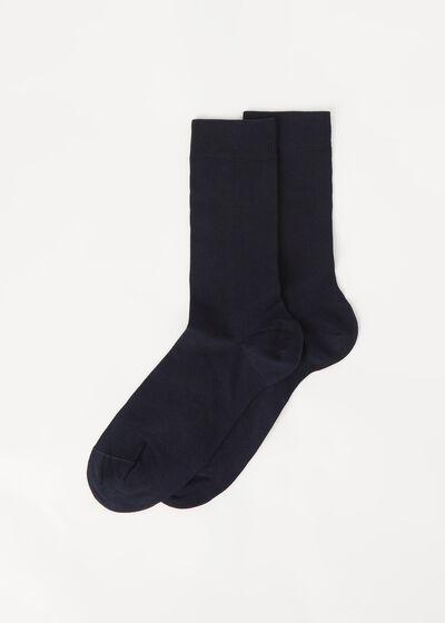 Men’s Satin Cotton Short Socks