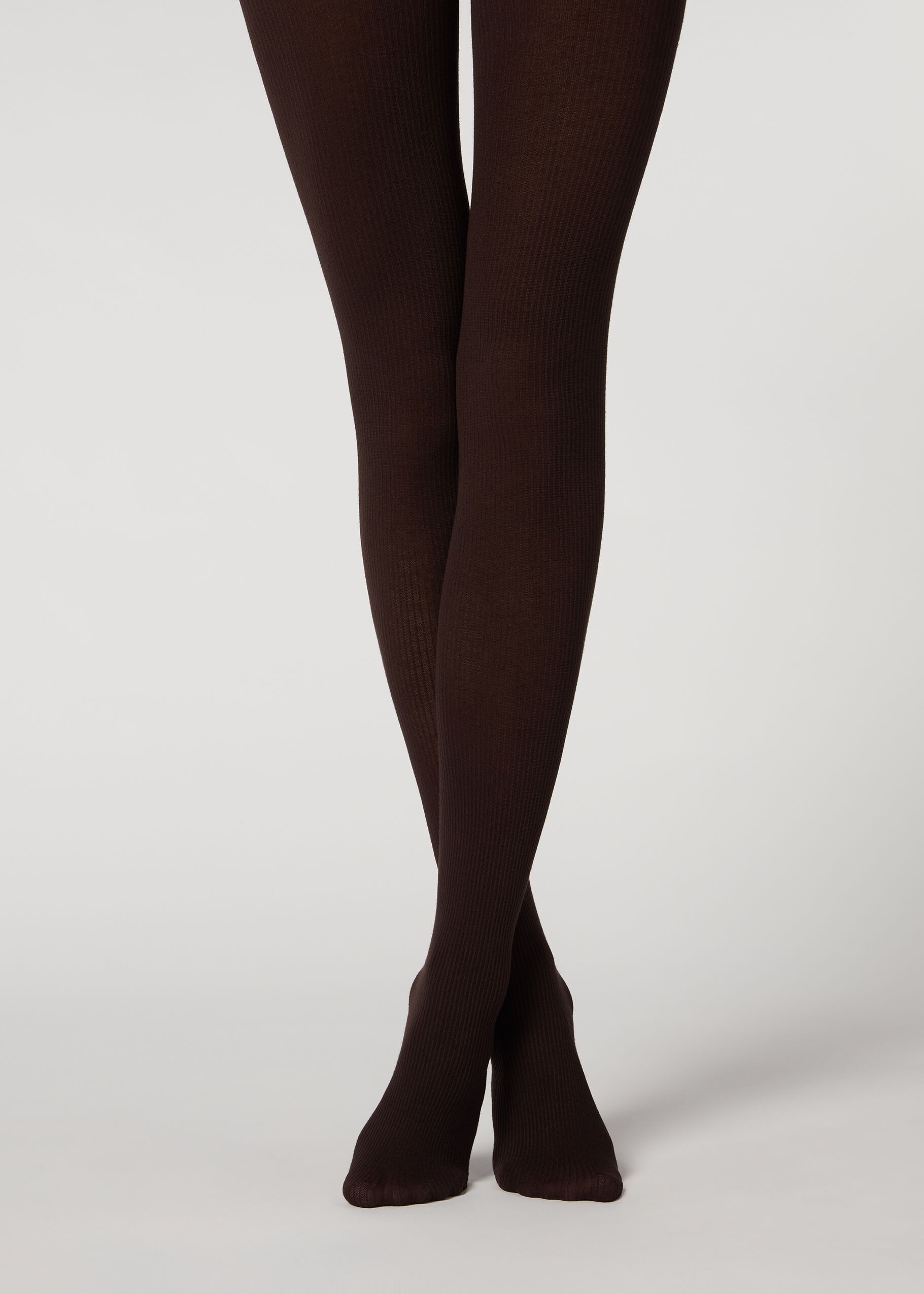 Ribbed Tights with Cashmere