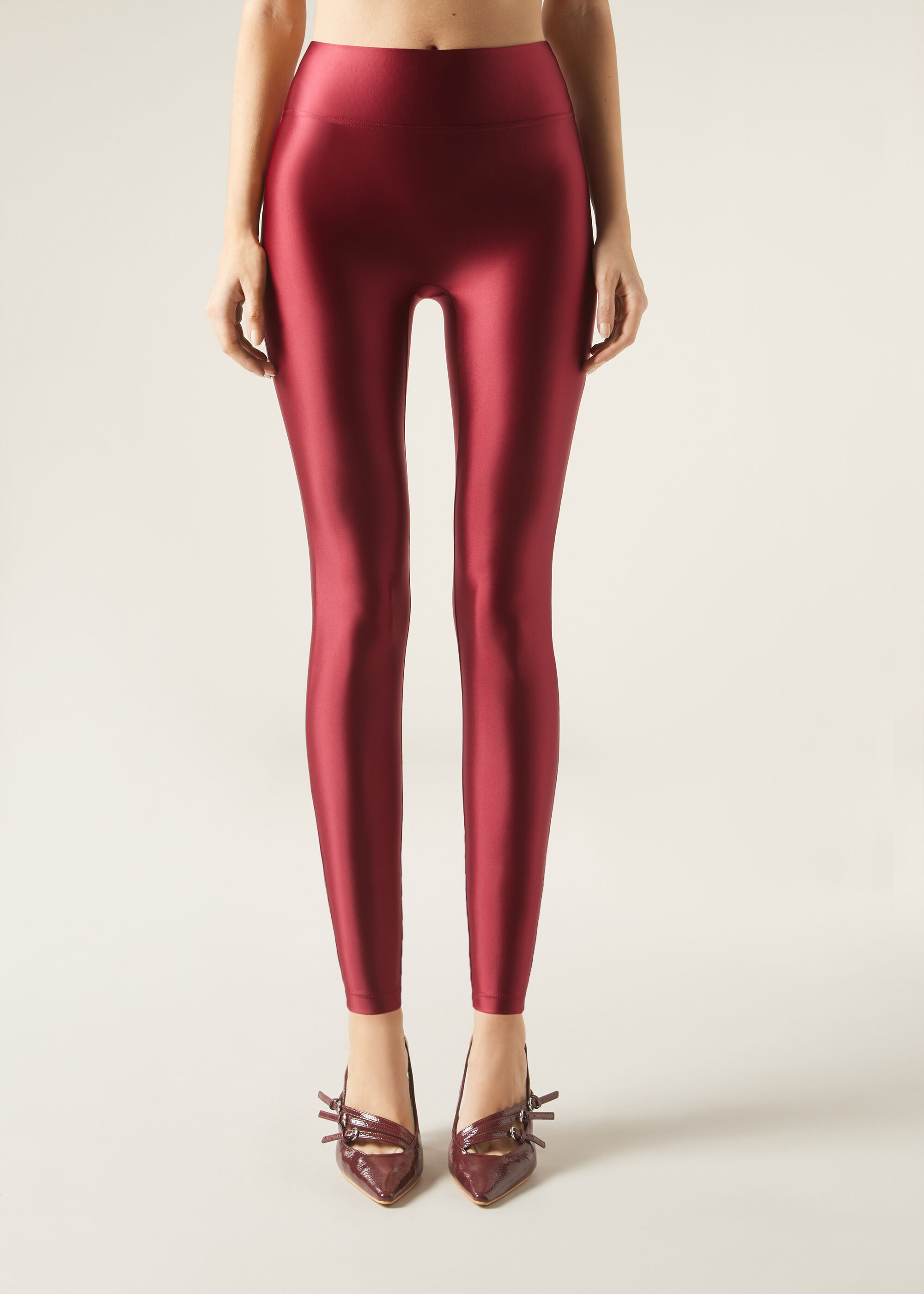 Legging Super Glanzend van Satijn