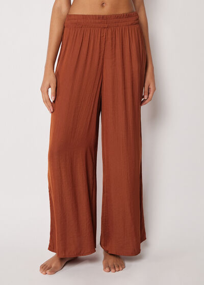 Shiny Palazzo Trousers