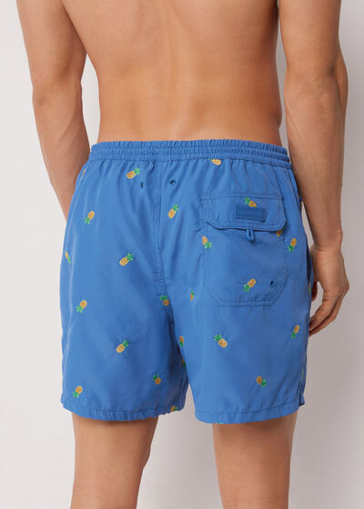 Men&rsquo;s Patterned Boxer Swim Shorts Formentera