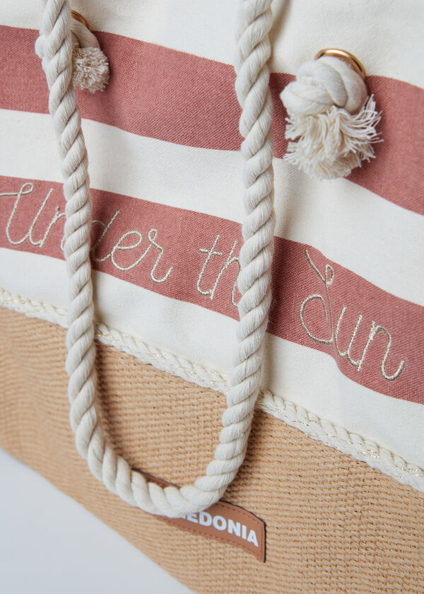 Striped Beach Bag