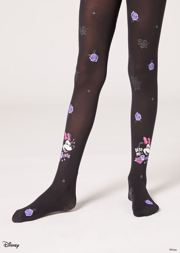 Čarape s gaćicama za djevojčice s uzorkom Minnie Disney