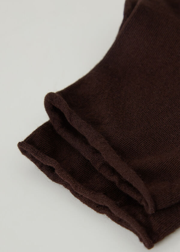 Cuffless Cashmere Short Socks