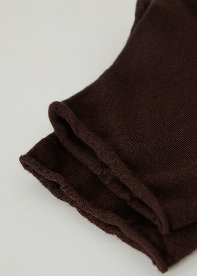 Seamless Short Socks with Cashmere