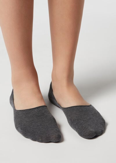 Uniseks onzichtbare sokken in katoen