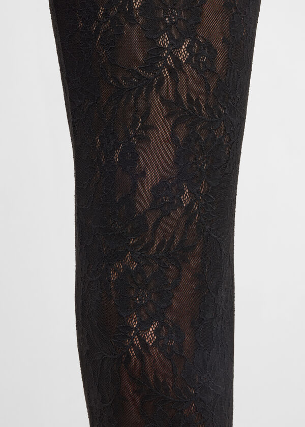 Lace Leggings with Stirrups