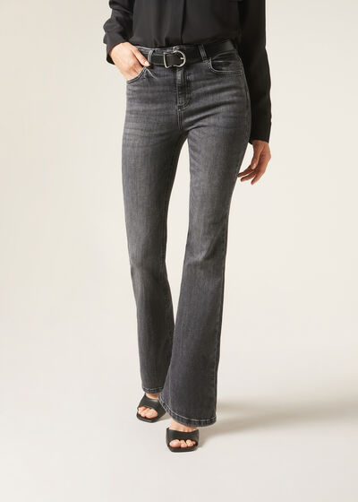Flared Stretch Jeans