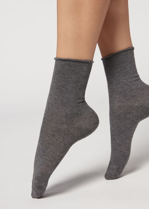 Krátké Bavlněné Ponožky bez Gumičky