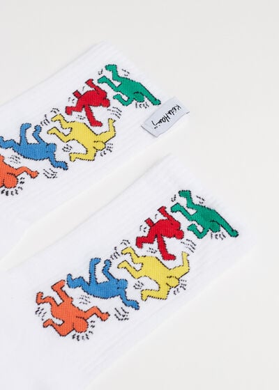 Krátke športové ponožky s obrázkom Keith Haring™