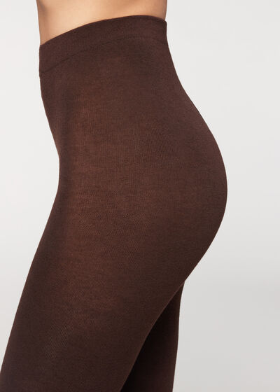 Collant Opaque Thermique avec Cachemire