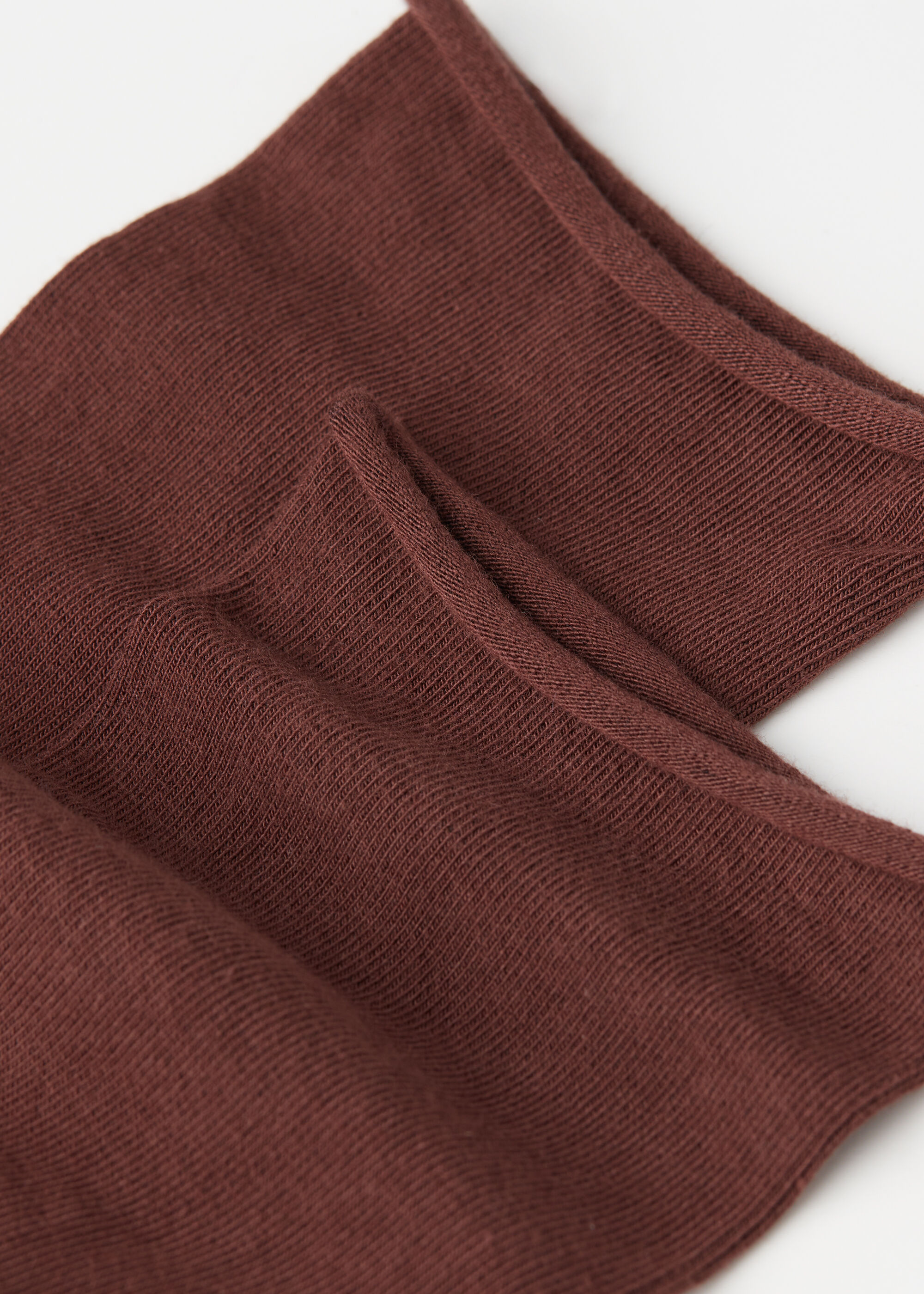 Chaussettes Courtes à Bords Francs en Coton