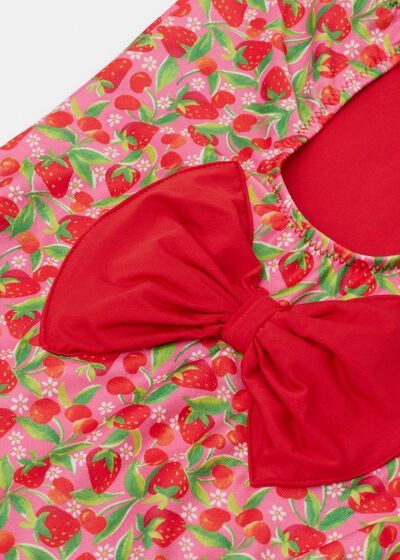 Kisl&aacute;ny Egyr&eacute;szes F&uuml;rdőruha Strawberry Party