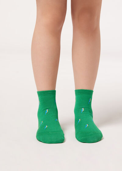 Παιδικές Κοντές Κάλτσες με Σχέδια Ζωάκια