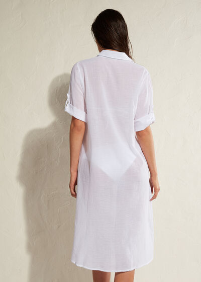 Cotton Maxi Shirt