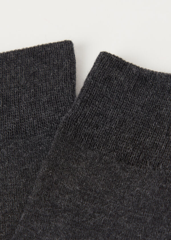 Pánske krátke ponožky z hladkej bavlny