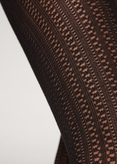 Eco Beehive-Patterned Tights