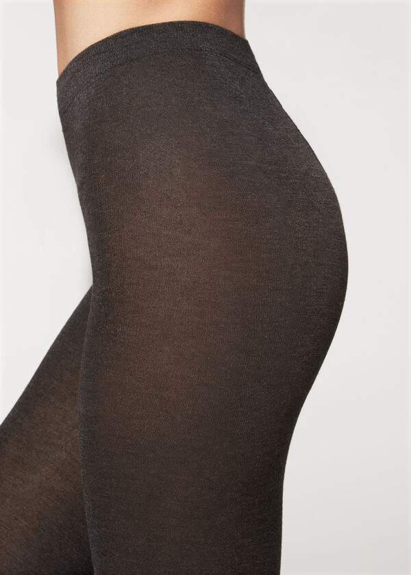 Super Blickdichte Strumpfhose mit Kaschmir