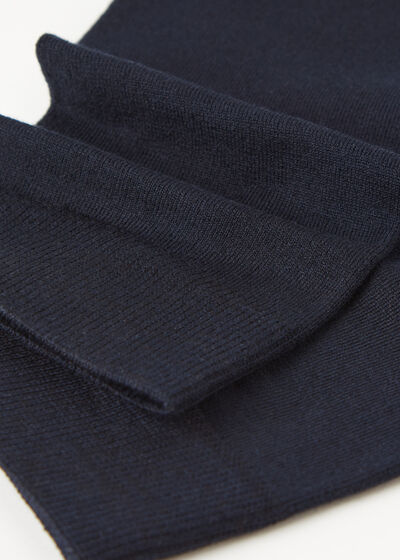 Chaussettes courtes en satin de coton pour homme